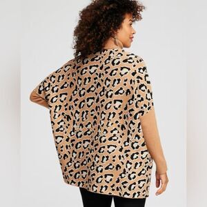 Chico's Animal Print turtleneck  Sweater